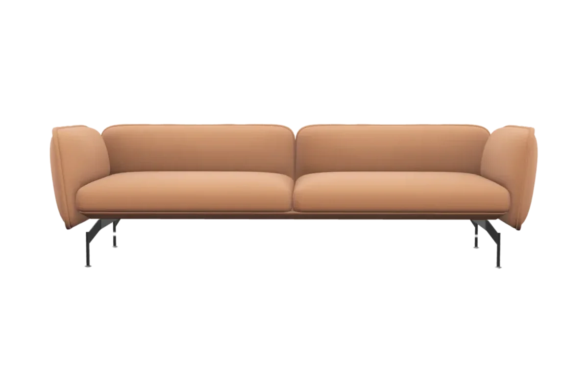 Echo Sofa — 2.5 Seater, Divina Cognac